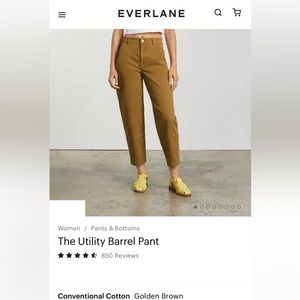 Everlane Utility Barrel Pant Size 2